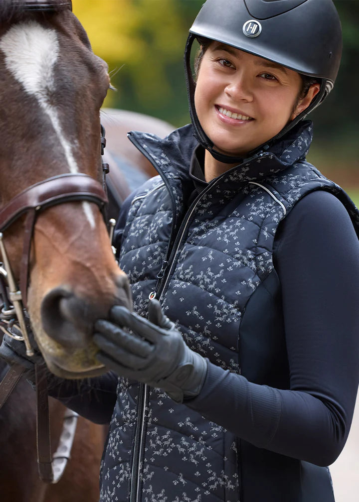 Horse Reflection Quilted Vest - Reflective