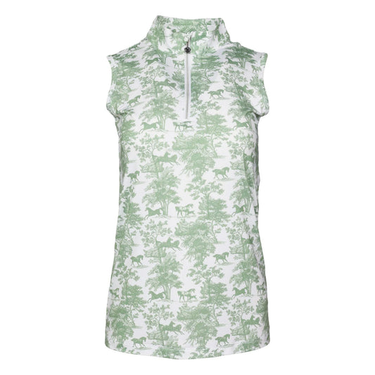 DappleBay Sleeveless Toile Riding Shirt