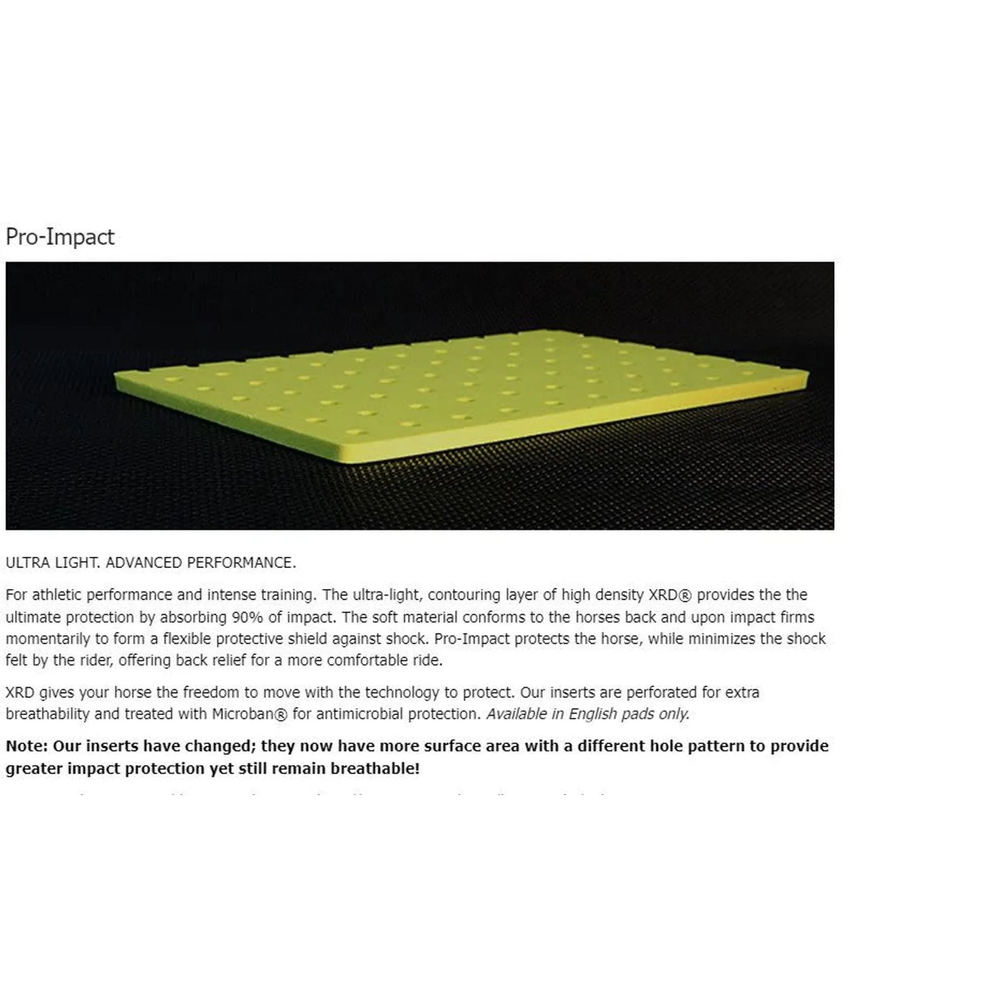 T³ Matrix CoolBack All Purpose Half Pad with Pro-Impact