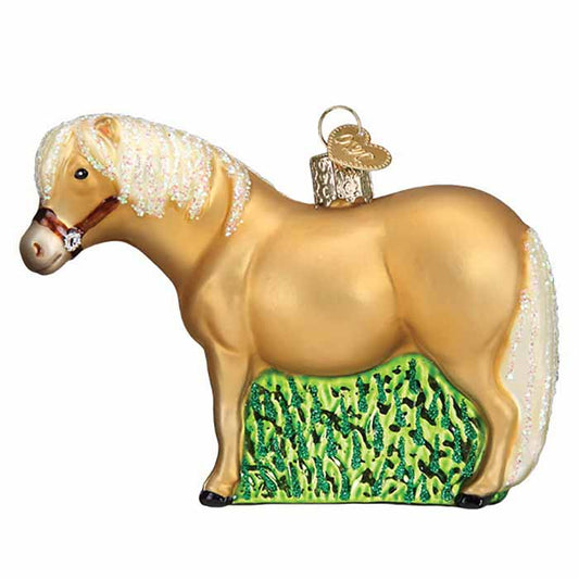 Blown Glass Ornament- Shetland Pony