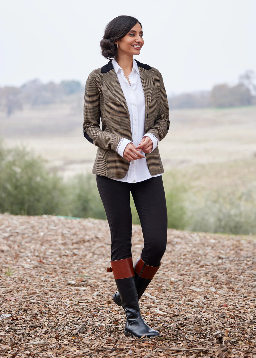 Chelsea Houndstooth Blazer || DISCONTINUED