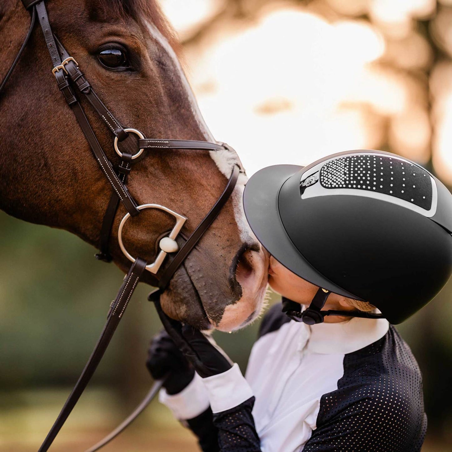 Crown MIPS Crystal Riding Helmet