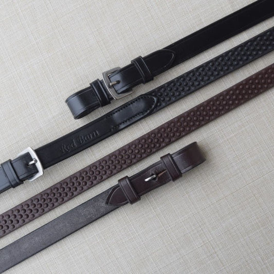 Red Barn XL Pebble Grip Reins