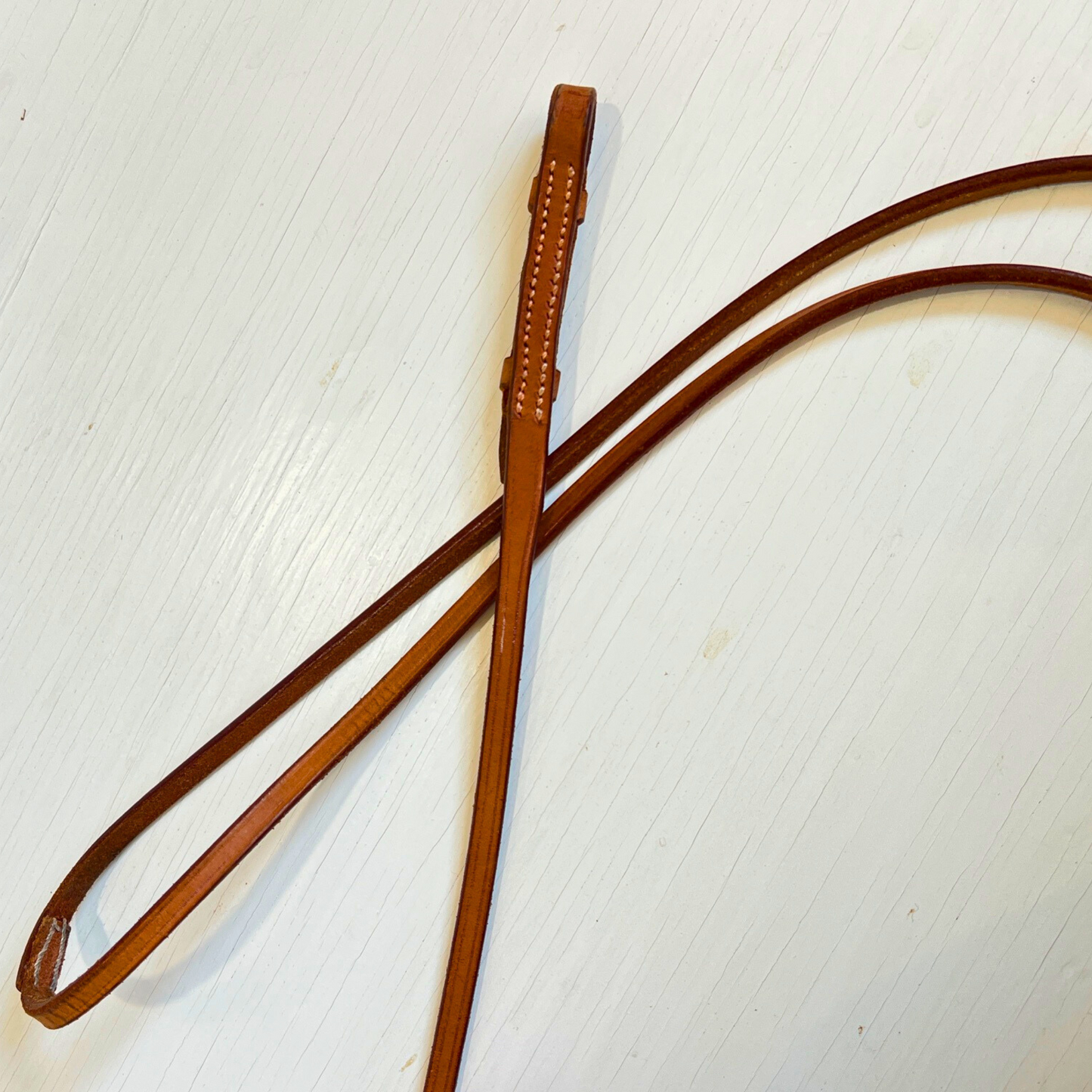 Flat Fine 1/4" Reins- Pin End