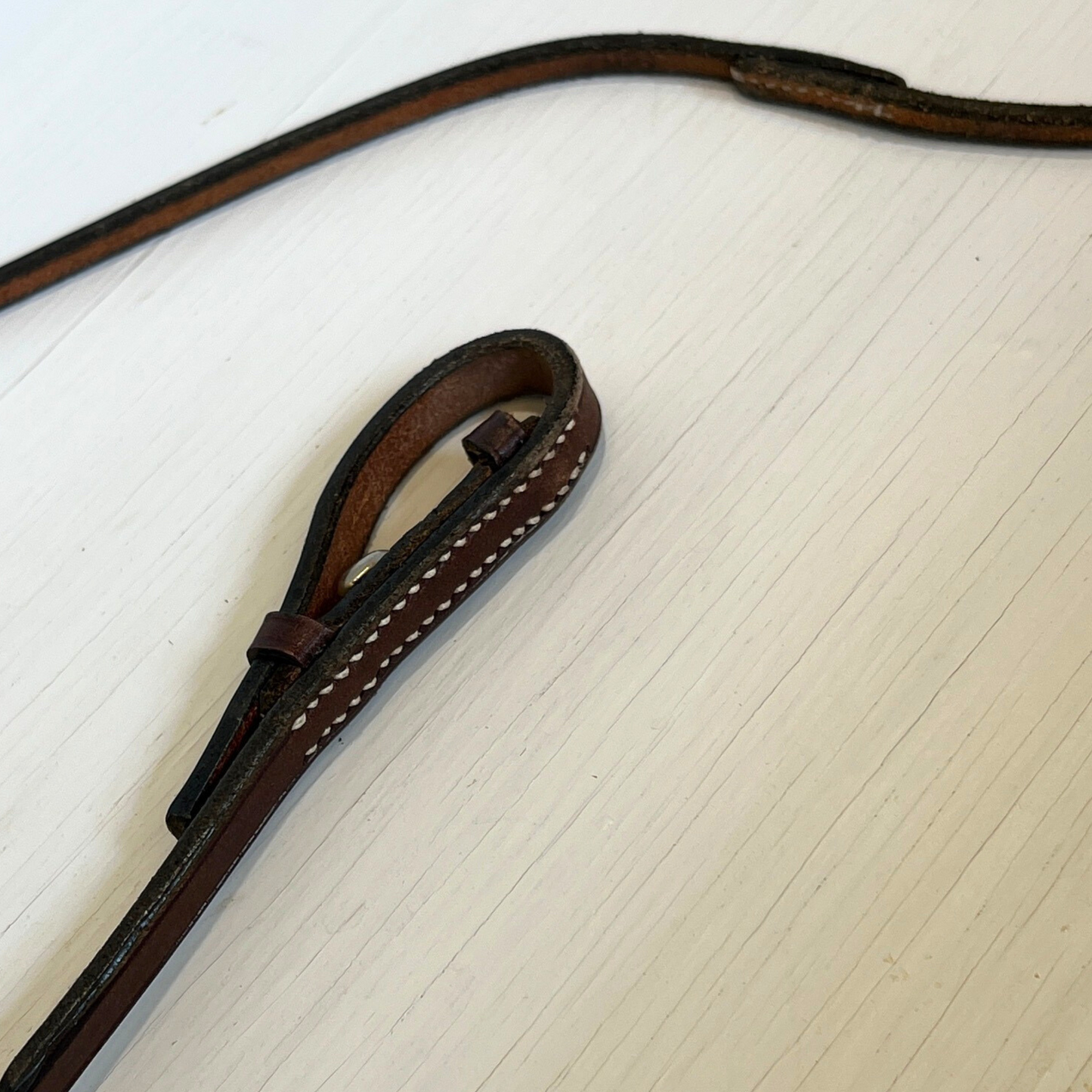 Flat Fine 1/4" Reins- Pin End