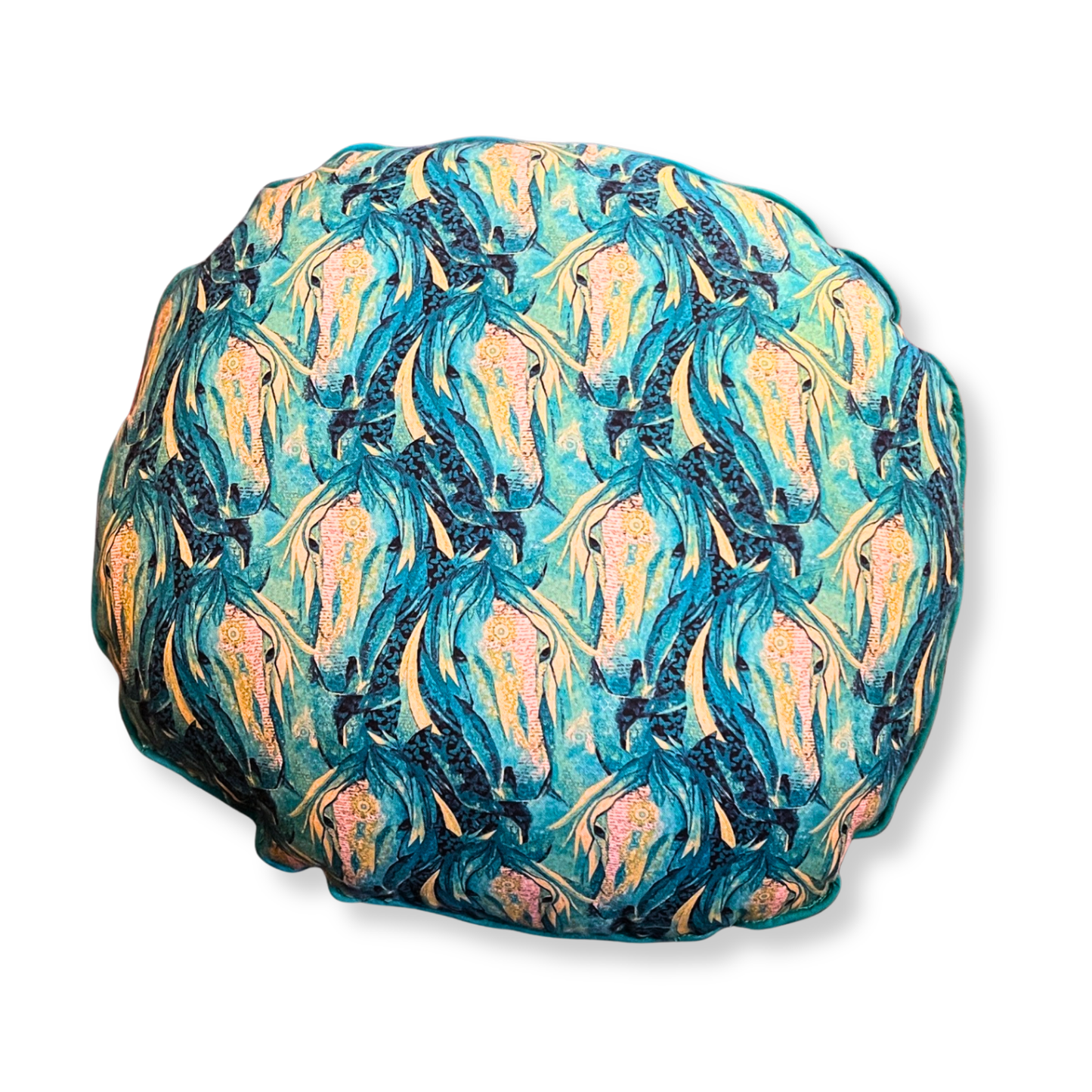 Dream Horse || Handmade Round Throw Pillow