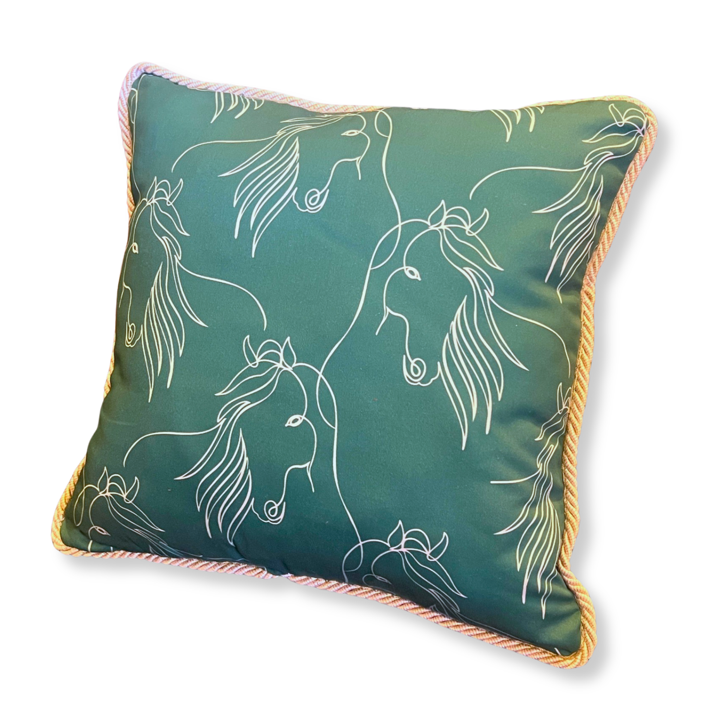 Center Line Work || Handmade Large Throw Pillow