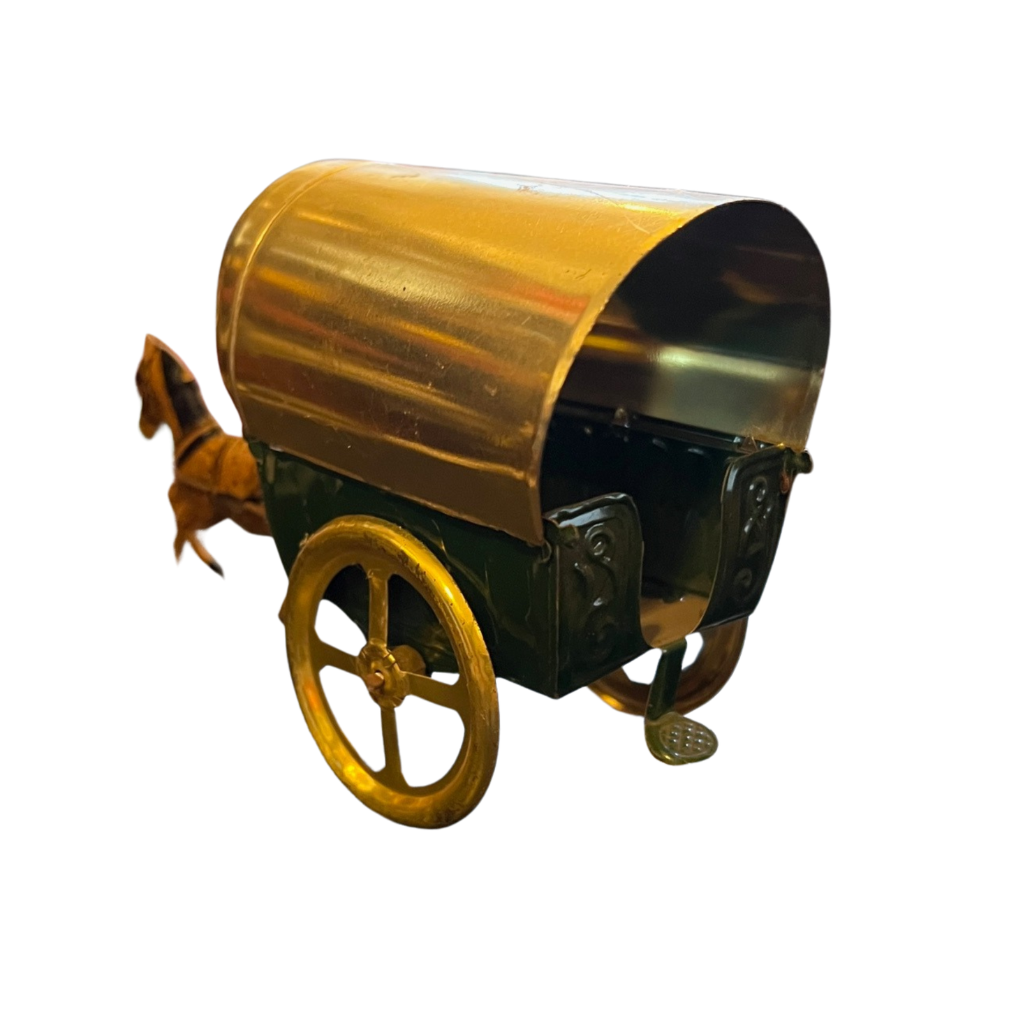 Vintage Covered Wagon Tin Collectible