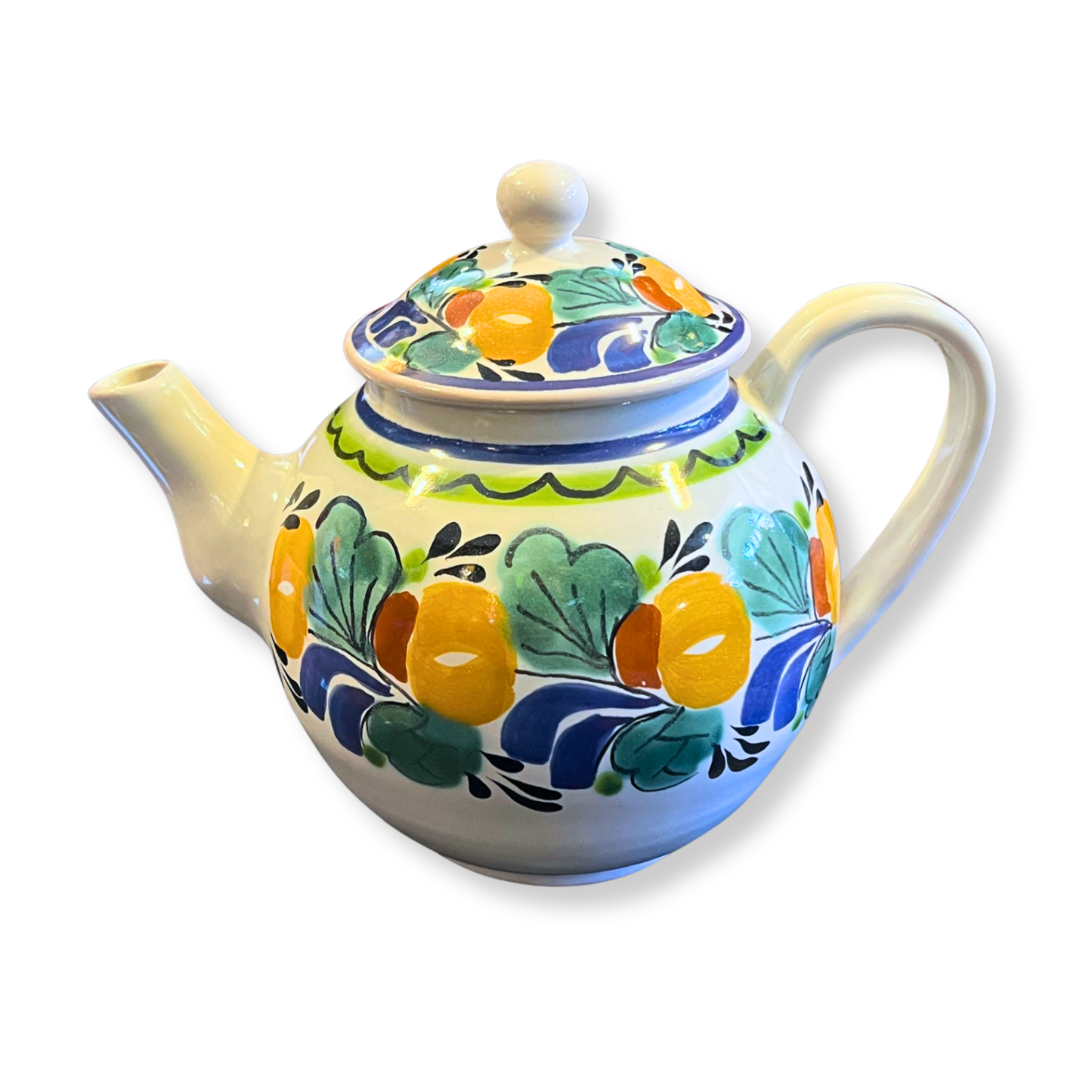 Gorky Gonzalez Pottery || Large Round Tea Pot