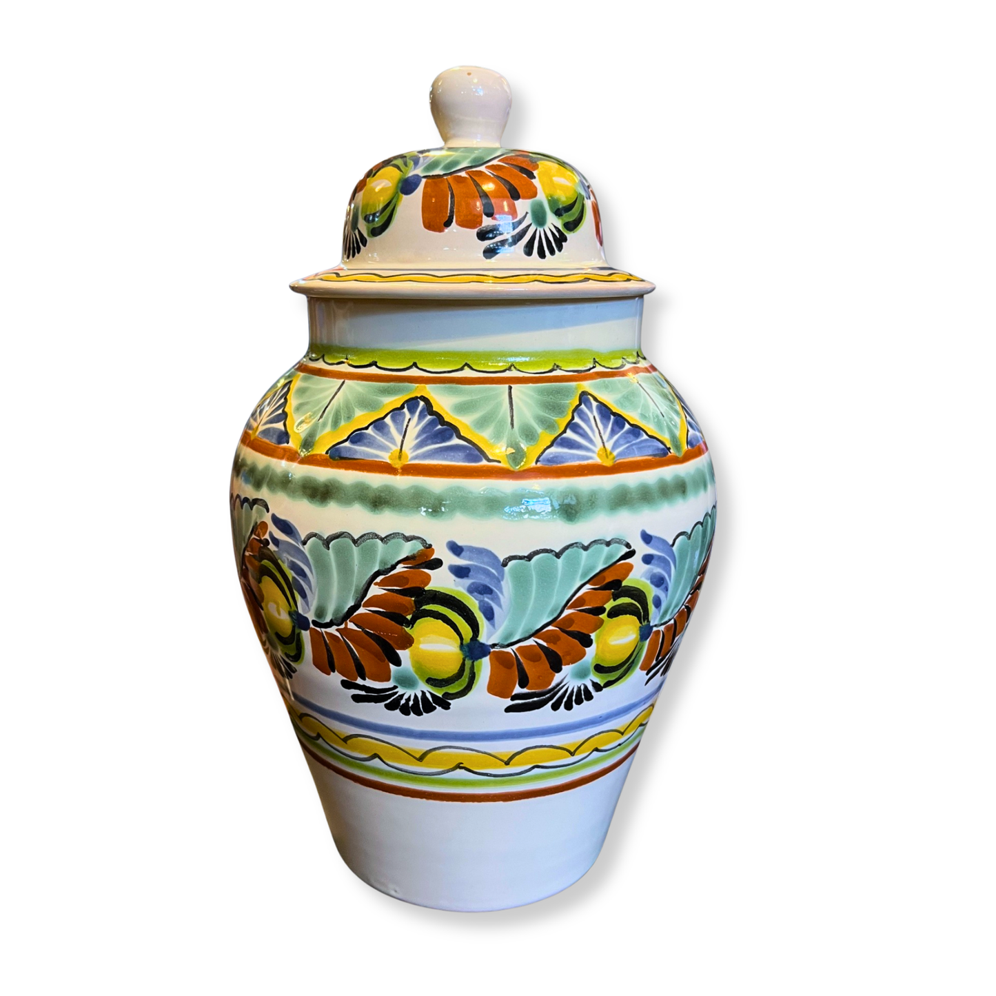 Gorky Gonzalez Pottery || Large Vase with Lid