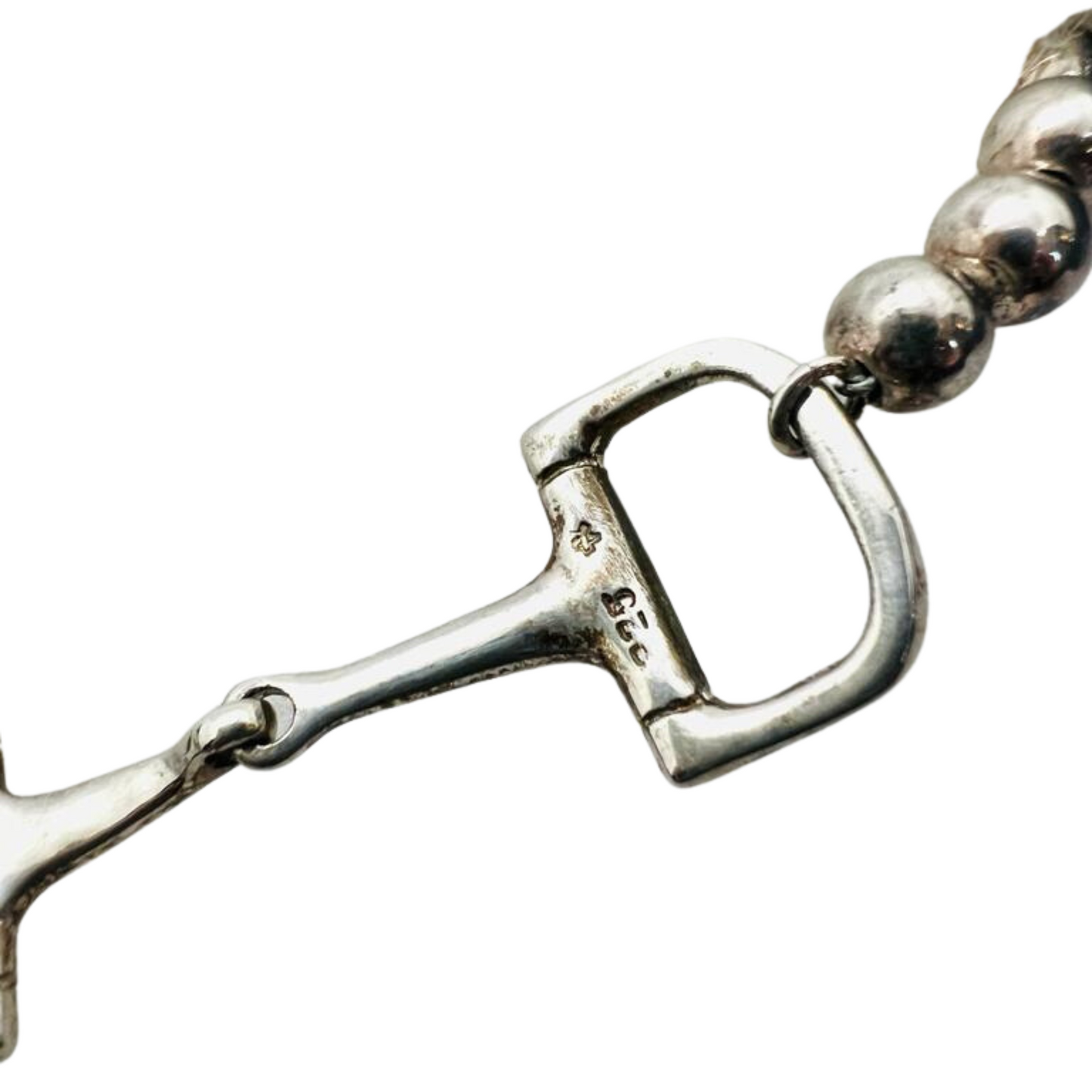 Loriece || Sterling Silver D Ring Bit Bracelet