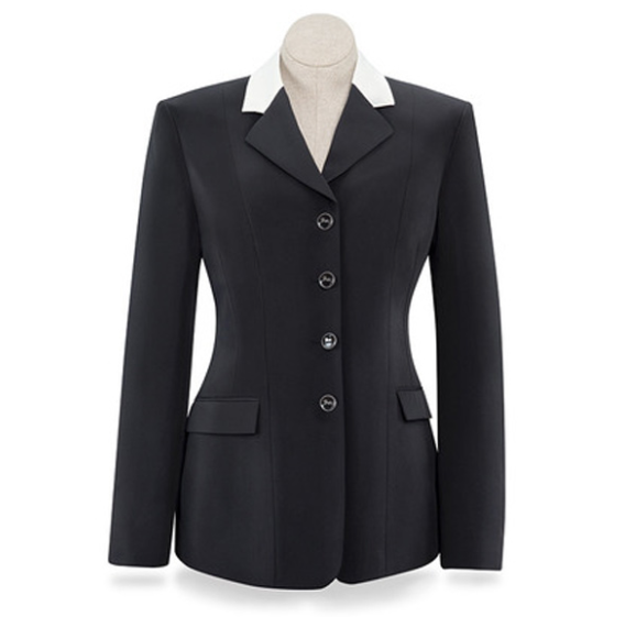 Laura's Loft || Palm Black and Cream Show Coat