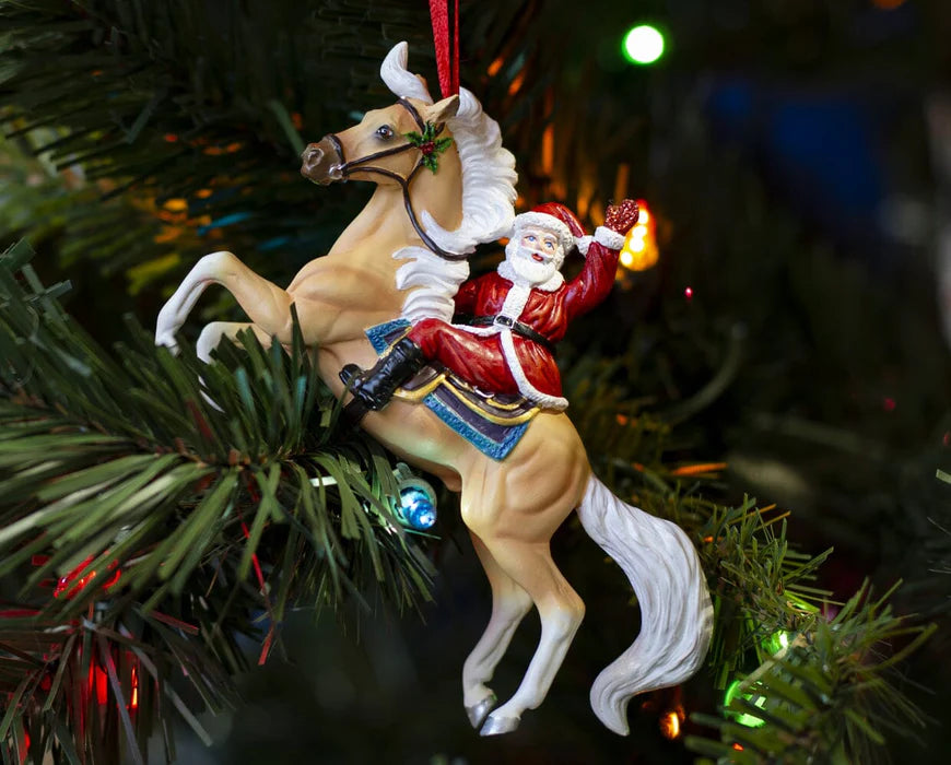 Breyer Hi Ho Santa Ornament