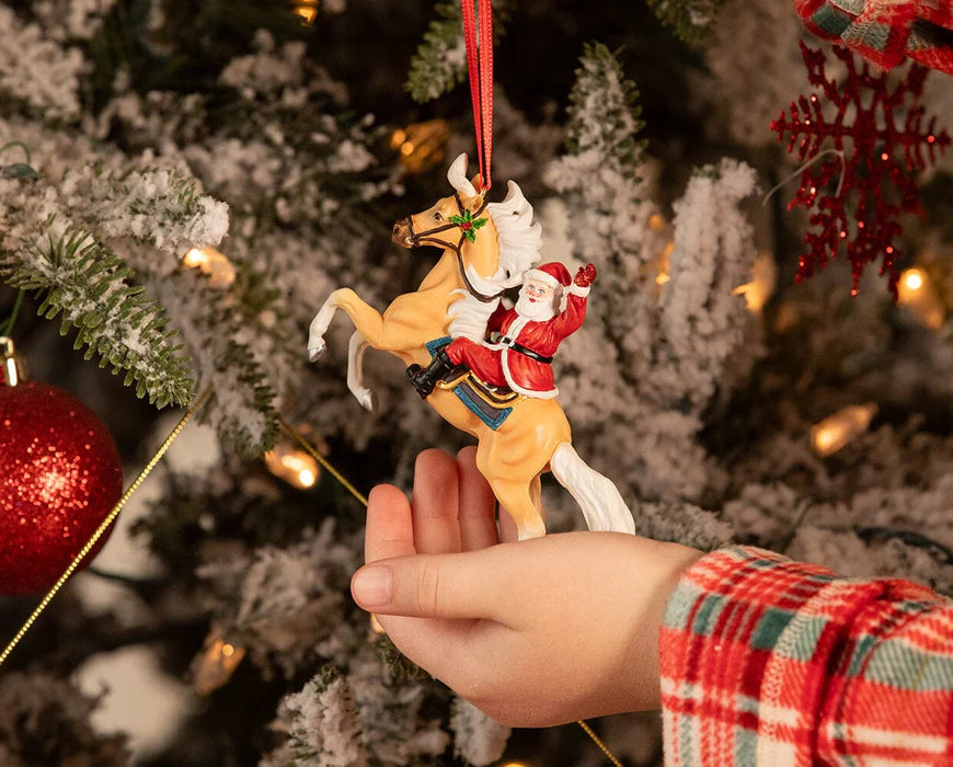 Breyer Hi Ho Santa Ornament