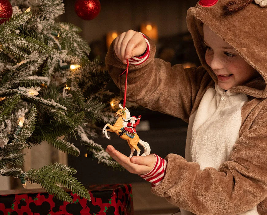 Breyer Hi Ho Santa Ornament