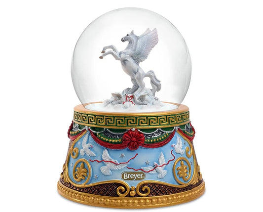 Breyer Holiday Flight Musical Snow Globe || RETIRED