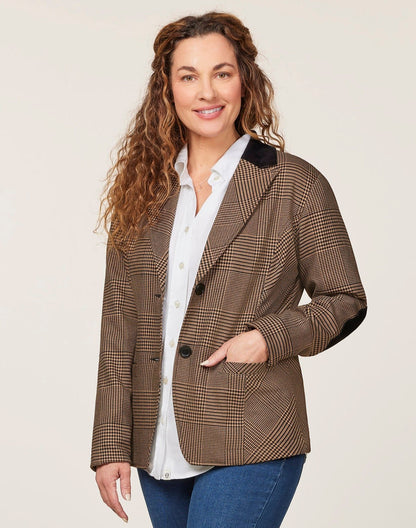Chelsea Houndstooth Blazer || DISCONTINUED
