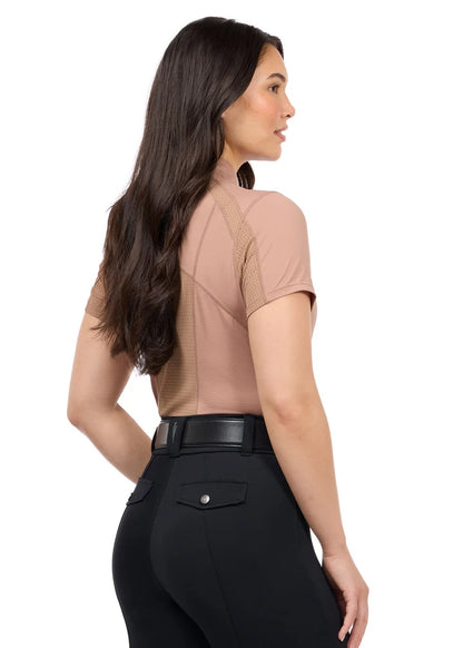 Precision Short Sleeve Quarter Zip Tech Top