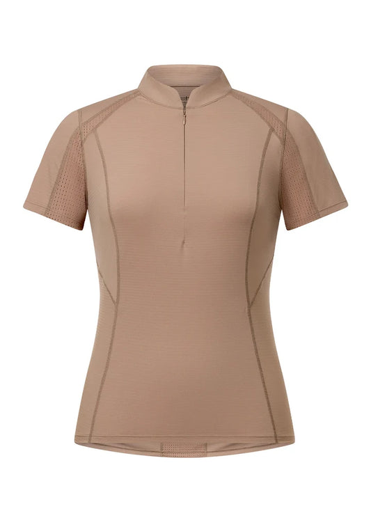 Precision Short Sleeve Quarter Zip Tech Top