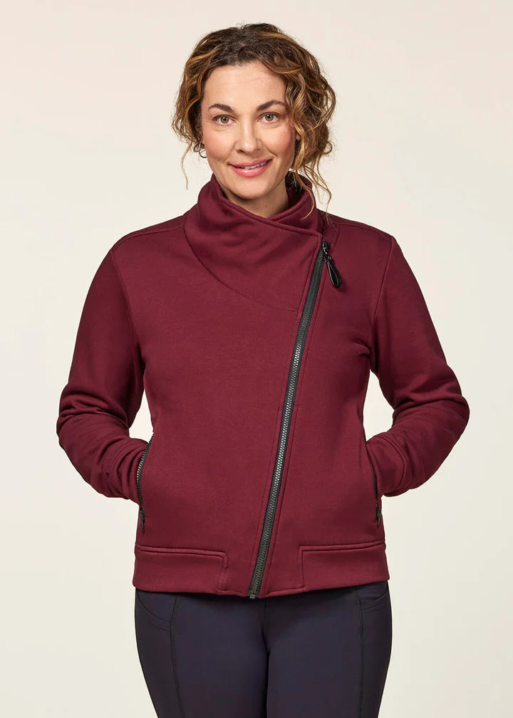 Wrap Front Fleece Jacket || DISCONTINUED