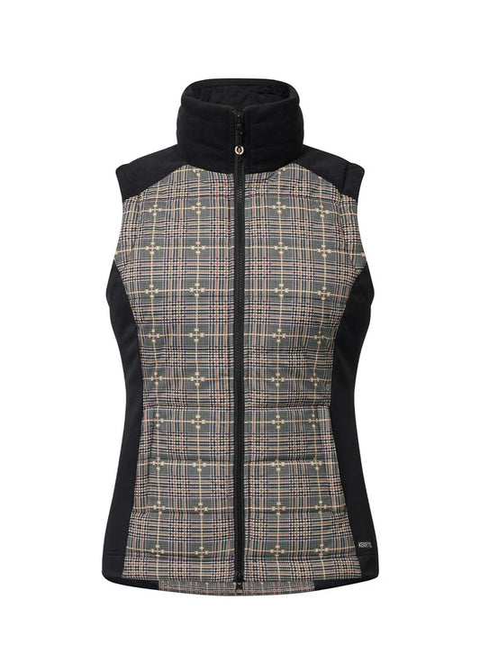 Bits of Plaid Quilted Riding Vest