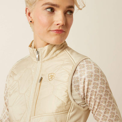 Fusion Insulated Vest- Almond Milk