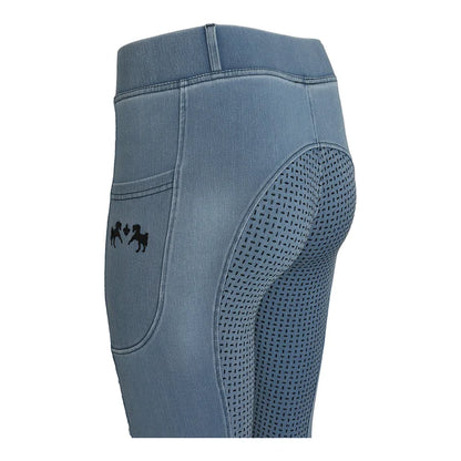 Ladies Denim Full Seat Tighs