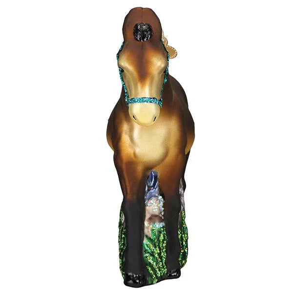 Blown Glass Ornament - Mule