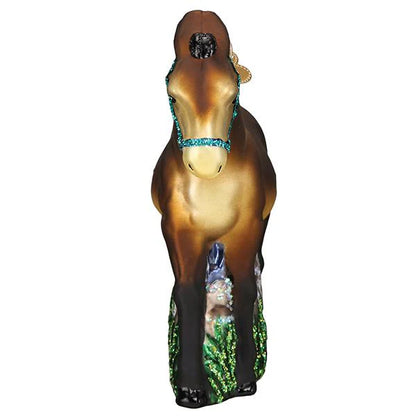 Blown Glass Ornament - Mule
