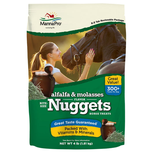 Alfalfa & Molasses Nuggets || 4lb Bag