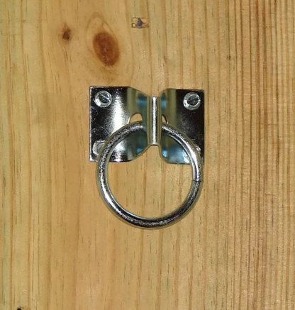 Cross Tie Ring with Plate || 2" Ring