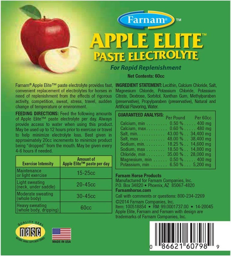 Apple Elite Electrolyte 60cc Tubes