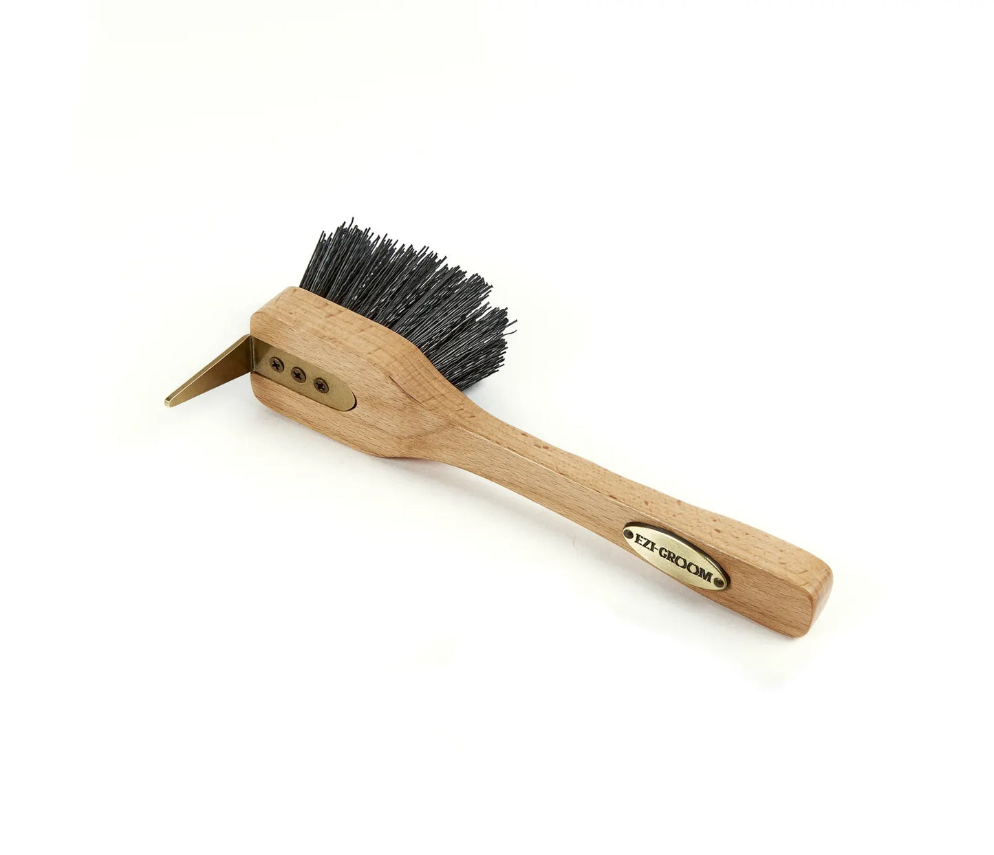 EZI-GROOM Beech Wood Hoof Pick with Brush