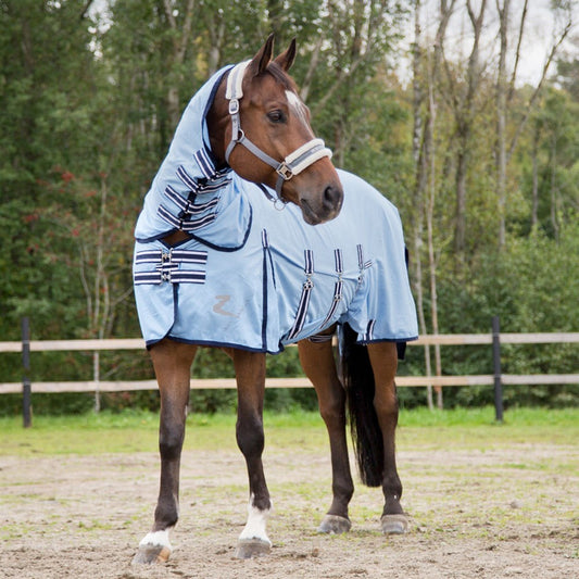 🐎𝑫𝑶𝑼𝑩𝑳𝑬 𝑯𝑶𝑹𝑺𝑬 𝑩𝑼𝑪𝑲𝑺🐎 Freja Combo Fly Sheet w/ Belly Gaurd