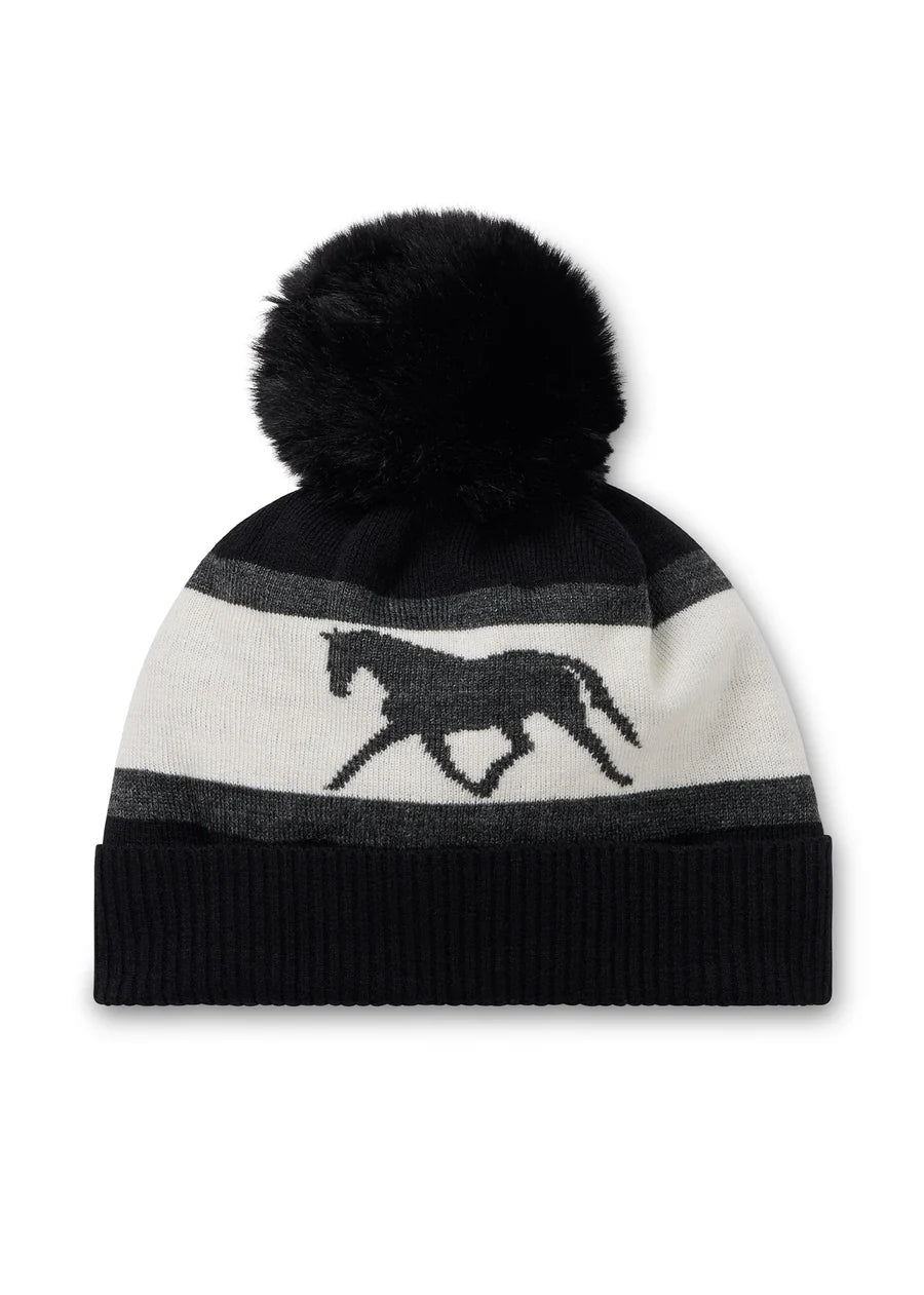 Pony Pom Winter Hat