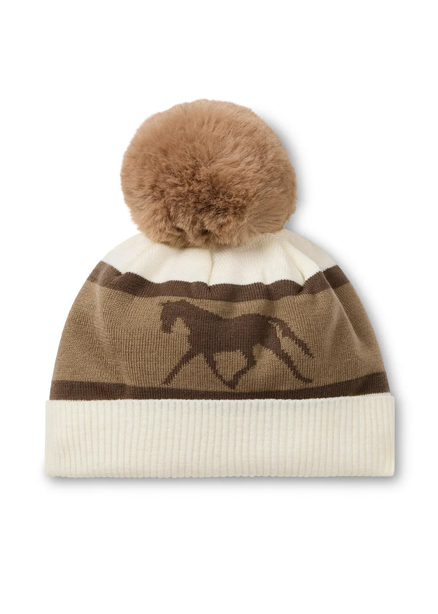 Pony Pom Winter Hat