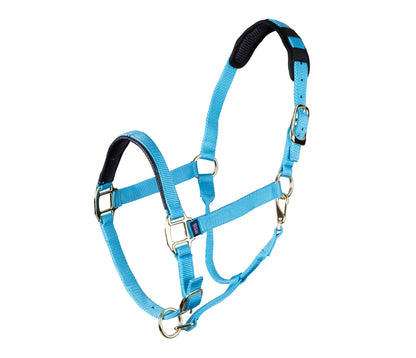 Topaz Leather Breakaway Padded Nylon Halter