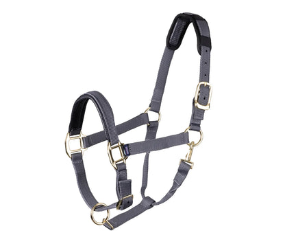 Topaz Leather Breakaway Padded Nylon Halter
