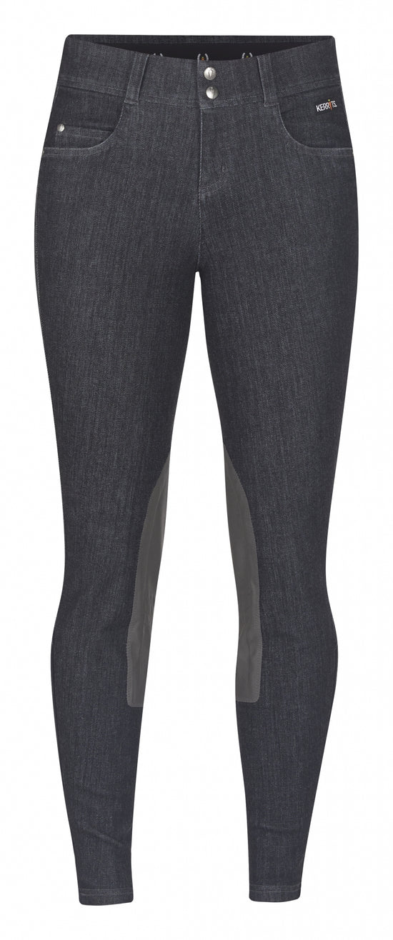 Stretch Denim Knee Patch Breeches || Size XS ONLY