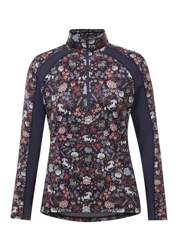 First Level Quarter Zip Stretch Fleece Tech Top