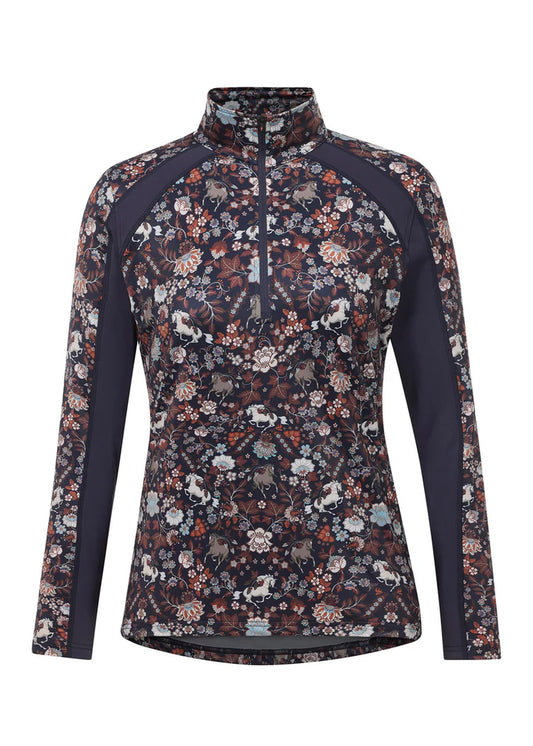 First Level Quarter Zip Stretch Fleece Tech Top
