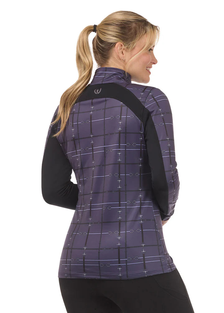 First Level Quarter Zip Stretch Fleece Tech Top