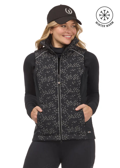 Horse Reflection Quilted Vest - Reflective