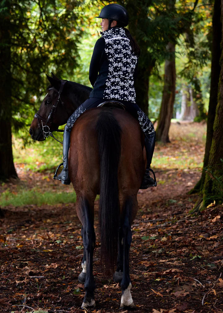 Horse Reflection Quilted Vest - Reflective