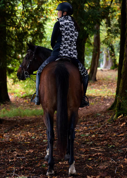 Horse Reflection Quilted Vest - Reflective