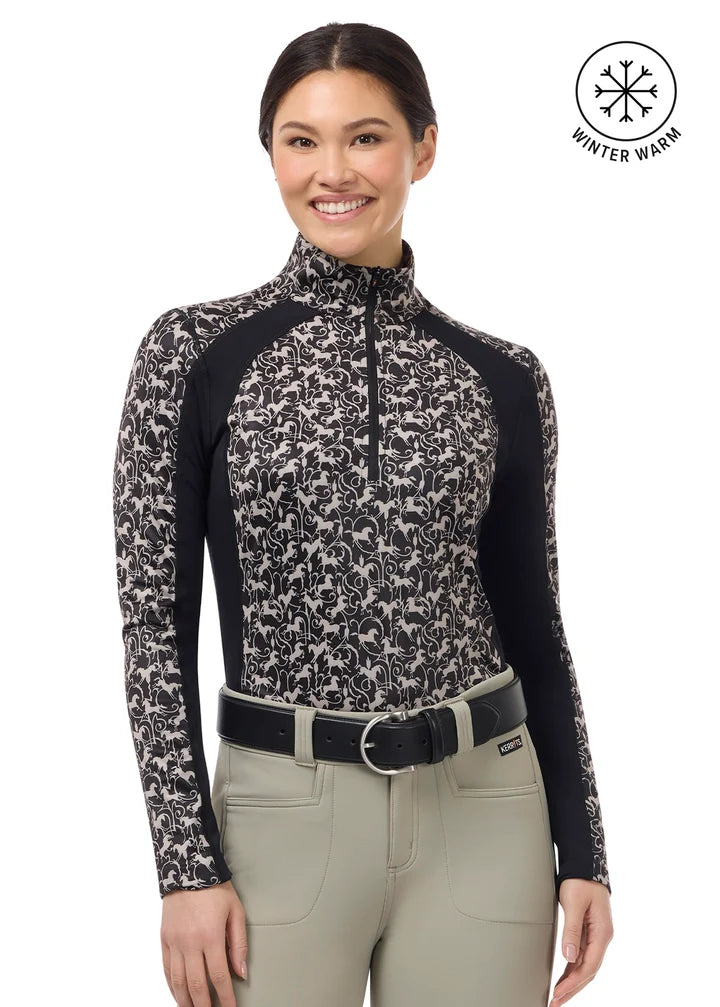 Traverse Quarter Zip Fleece Tech Top