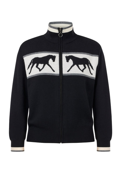 Reflections Horse Full Zip Sweater