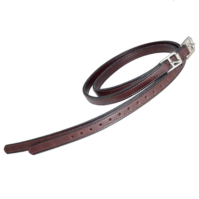 Nylon Center 3/4" Stirrup Leathers || 3/4" x 50" HAVANA ONLY