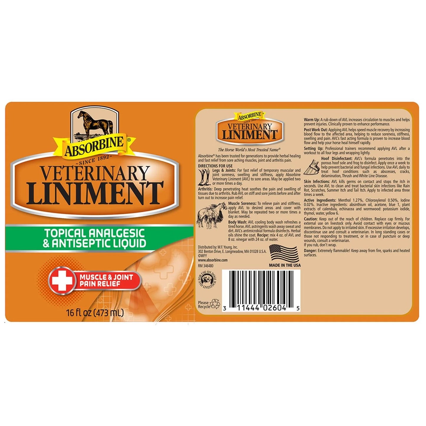 Absorbine Veterinary Liniment || 32 oz