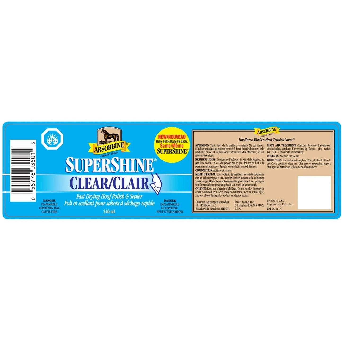 SuperShine Hoof Polish || Clear